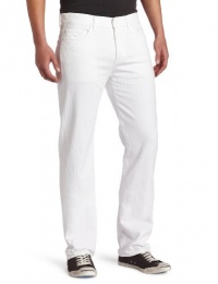 7 For All Mankind Men's Standard Classic Straigth Leg Jean in Clean White