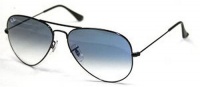 Ray Ban RB3025 Large Aviator Sunglasses - 002/3F Black (Crystal Gradient Light Blue Lens) - 58mm Ray Ban RB3025 Large Aviator Sunglasses - 002/3F Black (Crystal Gradient Light Blue Lens) - 58mm