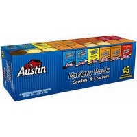 Austin-Cookies & Crackers Variety Pack, 45 ct