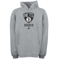 NBA adidas Brooklyn Nets Primary Logo Pullover Hoodie Sweatshirt - Gray NBA adidas Brooklyn Nets Primary Logo Pullover Hoodie Sweatshirt - Gray