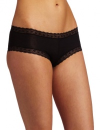 Calvin Klein Women's Mix modal with Lace Hipster, Black, Medium Calvin Klein Women's Mix modal with Lace Hipster, Black, Medium