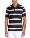 IZOD Men's Short Sleeve Striped Golf Polo