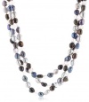 6-7mm Colored Baroque Freshwater Pearl Knotted Endless Necklace, 100