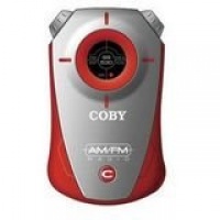 COBY CX-71 RED Mini AM/FM Pocket Radio with Hand Strap COBY CX-71 RED Mini AM/FM Pocket Radio with Hand Strap