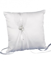 Hortense B. Hewitt Wedding Accessories Ring Pillow, Heartfelt Whimsy, 8-Inch Square Hortense B. Hewitt Wedding Accessories Ring Pillow, Heartfelt Whimsy, 8-Inch Square