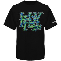 Hurley Major Leagues Surface T-Shirt - Short-Sleeve - Boys' Black, XL Hurley Major Leagues Surface T-Shirt - Short-Sleeve - Boys' Black, XL