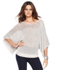 A sheer metallic sweater makes a chic statement for fall, especially when layered! INC's petite version offers a lightweight but substantially stylish look. (Clearance) A sheer metallic sweater makes a chic statement for fall, especially when layered! INC's petite version offers a lightweight but substantially stylish look. (Clearance)