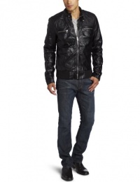 Marc Ecko Cut & Sew Men's Moto Jacket Marc Ecko Cut & Sew Men's Moto Jacket