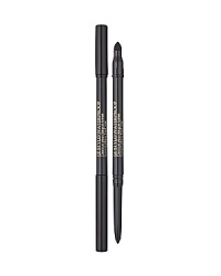 Eyeliner that is here to stay. Formulated to withstand everything from tears to inclement weather, this waterproof eyeliner has a unique twist tip that never needs sharpening. Won't skip, smudge or streak.