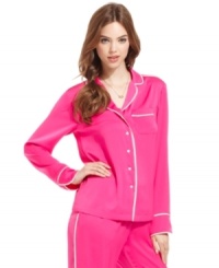 Go for an effortless-chic look with fall's pajama trend! RACHEL Rachel Roy's PJ shirt can be worn both casual and dressy for a fashion-forward take on the lounge-worthy favorite! Go for an effortless-chic look with fall's pajama trend! RACHEL Rachel Roy's PJ shirt can be worn both casual and dressy for a fashion-forward take on the lounge-worthy favorite!