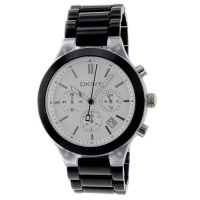 DKNY Chronograph Silver Dial Black Aluminum Ladies Watch NY8264 DKNY Chronograph Silver Dial Black Aluminum Ladies Watch NY8264