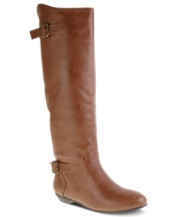 Stylistically speaking, these boots are a hole in one. Chinese Laundry's Nice Shot boots have buckles at the ankle and top of the shaft. Stylistically speaking, these boots are a hole in one. Chinese Laundry's Nice Shot boots have buckles at the ankle and top of the shaft.