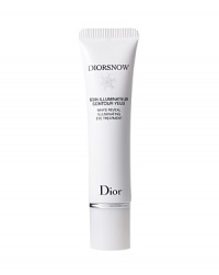 Dior Diorsnow White Reveal Illuminating Eye Treatment is a moisturizing and brightening eye treatment that visibly reduces all areas of shadow around eyes (dark circles and puffiness) by helping to boost mirco-circulation. The eye contour appears less puffy, smoothed and brightened. Your eyes light up with a new sparkle. Dior Diorsnow White Reveal Illuminating Eye Treatment is a moisturizing and brightening eye treatment that visibly reduces all areas of shadow around eyes (dark circles and puffiness) by helping to boost mirco-circulation. The eye contour appears less puffy, smoothed and brightened. Your eyes light up with a new sparkle.