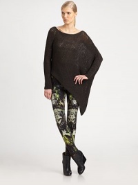 Luxurious silk and alpaca knit in an easy-fit asymmetric pullover.BoatneckLong sleevesDraped one side from shoulder to hemAsymmetrical hemAbout 39 from shoulder to hem75% alpaca/25% silkDry cleanImported of Italian fabricModel shown is 5'10 (177cm) wearing US size Small. Luxurious silk and alpaca knit in an easy-fit asymmetric pullover.BoatneckLong sleevesDraped one side from shoulder to hemAsymmetrical hemAbout 39 from shoulder to hem75% alpaca/25% silkDry cleanImported of Italian fabricModel shown is 5'10 (177cm) wearing US size Small.