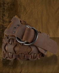 An accent piece that's always the center of attention, Denim & Supply Ralph Lauren's supple woven leather belt is sure to make a statement in a chic, wide silhouette. An accent piece that's always the center of attention, Denim & Supply Ralph Lauren's supple woven leather belt is sure to make a statement in a chic, wide silhouette.