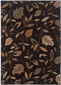 Oriental Weavers PALERMO 2924A Black 9'10 x 12'9 Rectangle Rug Machine-made Nylon