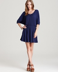 Go anywhere in this stylish Aqua dress. Show off your shape thanks to the cinched waist and pleated skirt that sways with your every move. Pair it with nude sandals for cool style-day or night. Go anywhere in this stylish Aqua dress. Show off your shape thanks to the cinched waist and pleated skirt that sways with your every move. Pair it with nude sandals for cool style-day or night.