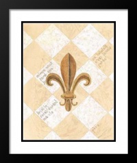 David Nichols Framed and Double Matted Print 29x35 Fleur De Lis I(L) David Nichols Framed and Double Matted Print 29x35 Fleur De Lis I(L)