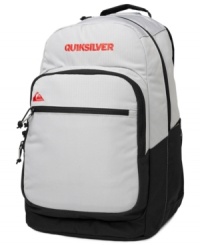 Pack it up, pack it in. It's time to begin your everyday travel with this lightweight backpack from Quiksilver with all the space you need. Pack it up, pack it in. It's time to begin your everyday travel with this lightweight backpack from Quiksilver with all the space you need.