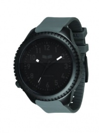 Vestal Men's UTL006 Utilitarian Black with Grey Polyurethane Watch