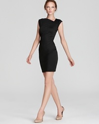 This little black sheath dress from Aqua is a home run for your wardrobe. From office meetings to outings after dark, this frock fits the occasion and flatters your personal style. This little black sheath dress from Aqua is a home run for your wardrobe. From office meetings to outings after dark, this frock fits the occasion and flatters your personal style.