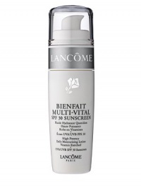 High Potency Daily Moisturizing Lotion. Vitamin Enriched UVA/UVB SPF 30 Sunscreen. Pure. Potent. Powerful. Your skin's daily source of vitamin enriched moisture and protection. This super-light daily lotion features vitamin enriched Vital-8, an exclusive complex of eight daily essentials, plus full spectrum UVA/UVB SPF 30 sunscreen. High Potency Daily Moisturizing Lotion. Vitamin Enriched UVA/UVB SPF 30 Sunscreen. Pure. Potent. Powerful. Your skin's daily source of vitamin enriched moisture and protection. This super-light daily lotion features vitamin enriched Vital-8, an exclusive complex of eight daily essentials, plus full spectrum UVA/UVB SPF 30 sunscreen.