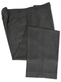 Ralph Lauren Mens Flat Front Solid Charcoal Gray Dress Pants Ralph Lauren Mens Flat Front Solid Charcoal Gray Dress Pants