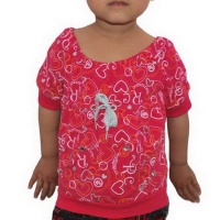 Girls Rocawear Baby Pink Short Sleeve Top (Size: 18M) Girls Rocawear Baby Pink Short Sleeve Top (Size: 18M)