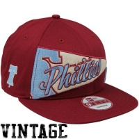 Philadelphia Phillies Hats : New Era Philadelphia Phillies OL Pennant Snapback Adjustable Hat - Maroon