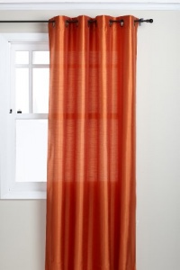 Stylemaster Tribeca 56 by 108-Inch Faux Silk Grommet Panel, Mandarin Stylemaster Tribeca 56 by 108-Inch Faux Silk Grommet Panel, Mandarin