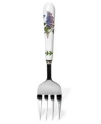Add a fresh floral note to rich, savory meals with the Portmeirion meat fork. Lifelike blossoms wind around a smooth handle crafted in white porcelain, a perfect complement to Botanic Garden dinnerware. Add a fresh floral note to rich, savory meals with the Portmeirion meat fork. Lifelike blossoms wind around a smooth handle crafted in white porcelain, a perfect complement to Botanic Garden dinnerware.