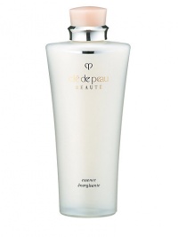 An energizing essence that tones uneven skin texture and promotes a velvety smooth complexion. Use daily or when your skin needs an extra boost of energy. Improves the skin's texture to encourage radiance and translucence. Contains oil-absorbing powder. Use morning and evening after cleansing and balancing skin. 2.5 oz.The Importance of Face to Face ConsultationLearn More about Cle de Peau BeauteLocate Your Nearest Cle de Peau Beaute Counter An energizing essence that tones uneven skin texture and promotes a velvety smooth complexion. Use daily or when your skin needs an extra boost of energy. Improves the skin's texture to encourage radiance and translucence. Contains oil-absorbing powder. Use morning and evening after cleansing and balancing skin. 2.5 oz.The Importance of Face to Face ConsultationLearn More about Cle de Peau BeauteLocate Your Nearest Cle de Peau Beaute Counter