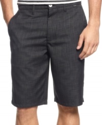 Whether you're roaming the seaside or city streets, these Hurley shorts will keep you comfortable and looking cool. Whether you're roaming the seaside or city streets, these Hurley shorts will keep you comfortable and looking cool.