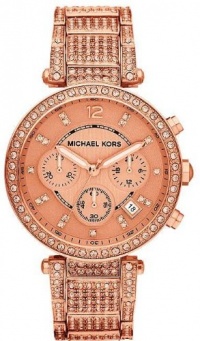Michael Kors Parker Rose Gold-Tone Chronograph Ladies Watch MK5663 Michael Kors Parker Rose Gold-Tone Chronograph Ladies Watch MK5663