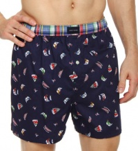 Tommy Hilfiger Men's Sailboats Boxer Tommy Hilfiger Men's Sailboats Boxer