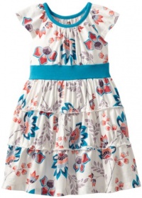 Tea Collection Girls 2-6X Ardmore Floral Twirl Dress, Milk, 2