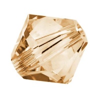 Swarovski Crystal Bicone 5328 4mm Golden Shadow Beads (50) Swarovski Crystal Bicone 5328 4mm Golden Shadow Beads (50)