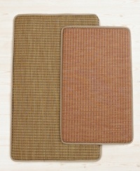 Ideally suited for your kitchen or workshop, this chef's mat from Bacova provides the right amount of support and comfort for your feet when you need it most, featuring a memory foam insert and stylish basket weave pattern. Ideally suited for your kitchen or workshop, this chef's mat from Bacova provides the right amount of support and comfort for your feet when you need it most, featuring a memory foam insert and stylish basket weave pattern.