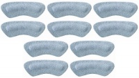Pedag Stop Padded Leather Heel Grips, Gray, Five Pair Pedag Stop Padded Leather Heel Grips, Gray, Five Pair