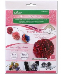 Clover Large and Extra Large Flower Frill Templates Clover Large and Extra Large Flower Frill Templates
