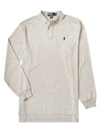 Polo Ralph Lauren Clasic-Fit Long-Sleeved Interlock Polo (Medium, Andover Heather) Polo Ralph Lauren Clasic-Fit Long-Sleeved Interlock Polo (Medium, Andover Heather)