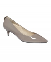 Perfectly poised. With a dainty heel and confident pointed-toe silhouette, the Flex Low pumps by MICHAEL Michael Kors showcase your refinement. Perfectly poised. With a dainty heel and confident pointed-toe silhouette, the Flex Low pumps by MICHAEL Michael Kors showcase your refinement.
