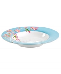 An inspiration, Cru's Madison serving bowl is designed and named for Madison Arnold, who dreamed of seeing New York but succumbed to leukemia at age 14. Lush cherry blossoms evoke springtime in Madison Square Park and complement Lauderdale dinnerware, too. An inspiration, Cru's Madison serving bowl is designed and named for Madison Arnold, who dreamed of seeing New York but succumbed to leukemia at age 14. Lush cherry blossoms evoke springtime in Madison Square Park and complement Lauderdale dinnerware, too.