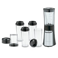 Make smoothies in a flash without sacrificing a lot of counter space with Cuisinart's compact blender. Four 16-oz. to-go cups allow you to take your creations with you anytime, anywhere. Make smoothies in a flash without sacrificing a lot of counter space with Cuisinart's compact blender. Four 16-oz. to-go cups allow you to take your creations with you anytime, anywhere.