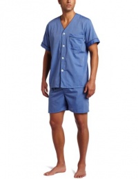 Majestic International Men's Easy Care Blended Shorty Pajama