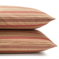 The intricate design of an antique Persian Rug in terracotta, bronze and cream tones inspires this unique Ralph Lauren flat sheet. The intricate design of an antique Persian Rug in terracotta, bronze and cream tones inspires this unique Ralph Lauren flat sheet.