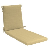 Strathwood Hardwood Chaise Lounge Chair Polyester Cushion, Neutral Strathwood Hardwood Chaise Lounge Chair Polyester Cushion, Neutral
