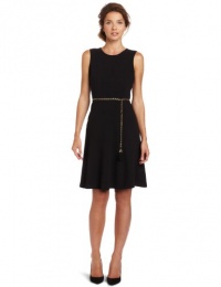 Calvin Klein Women's Fit And Flare Dress, Black, 4 Calvin Klein Women's Fit And Flare Dress, Black, 4