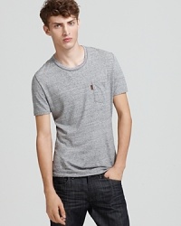 Go back to basics with Burberry--this classic casual tee offers timeless style and comfort. Go back to basics with Burberry--this classic casual tee offers timeless style and comfort.