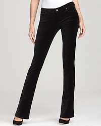 Sumptuous velvet lends luxe appeal to these Paige Denim bootcut pants. Sumptuous velvet lends luxe appeal to these Paige Denim bootcut pants.